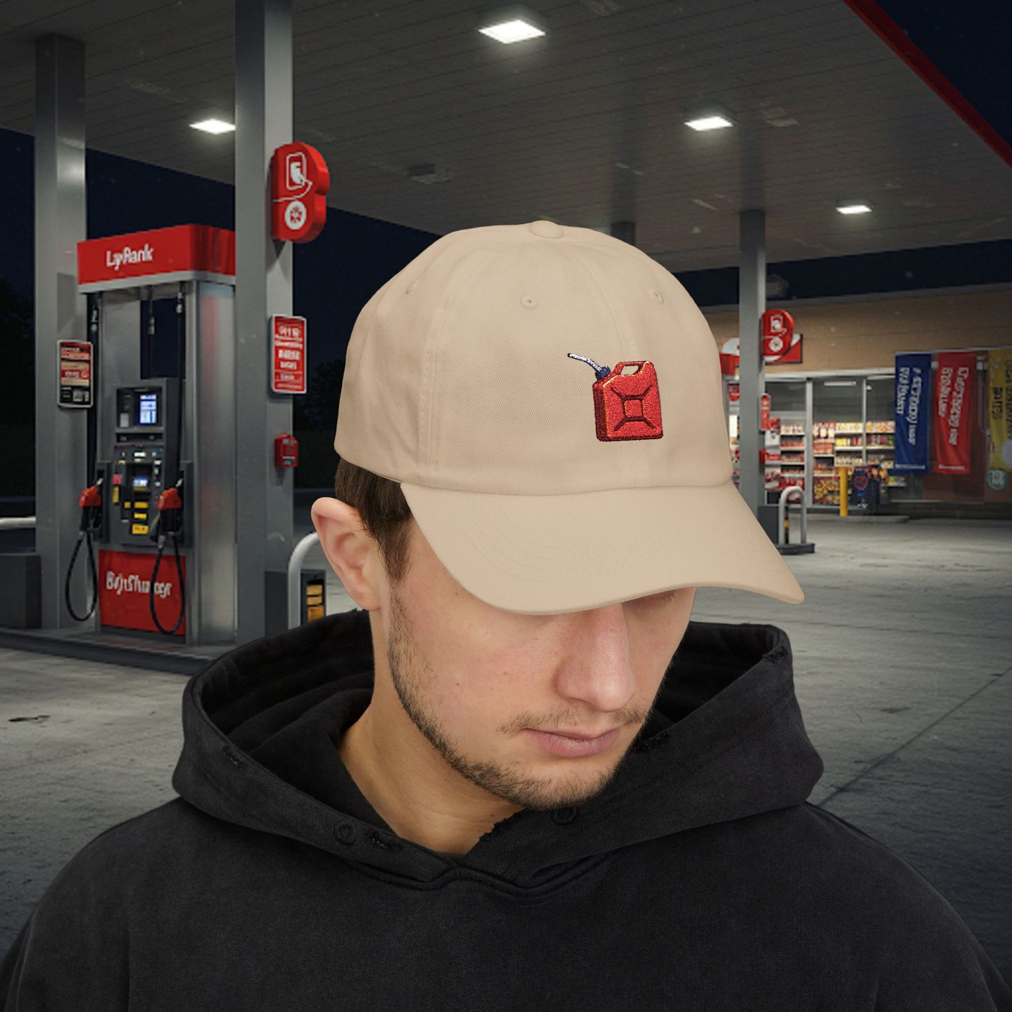 Embroidered Classic Dad Cap - Gas Can