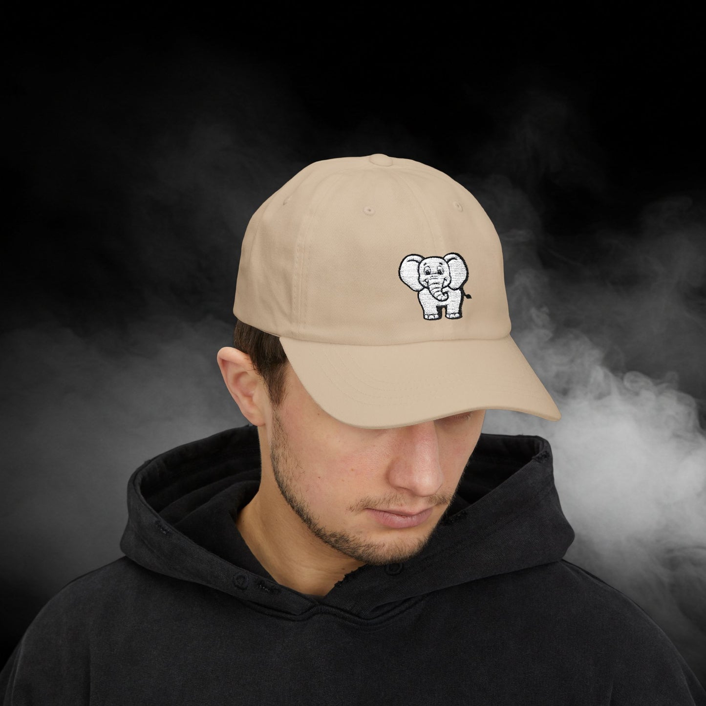 Embroidered Classic Dad Cap - Elephant