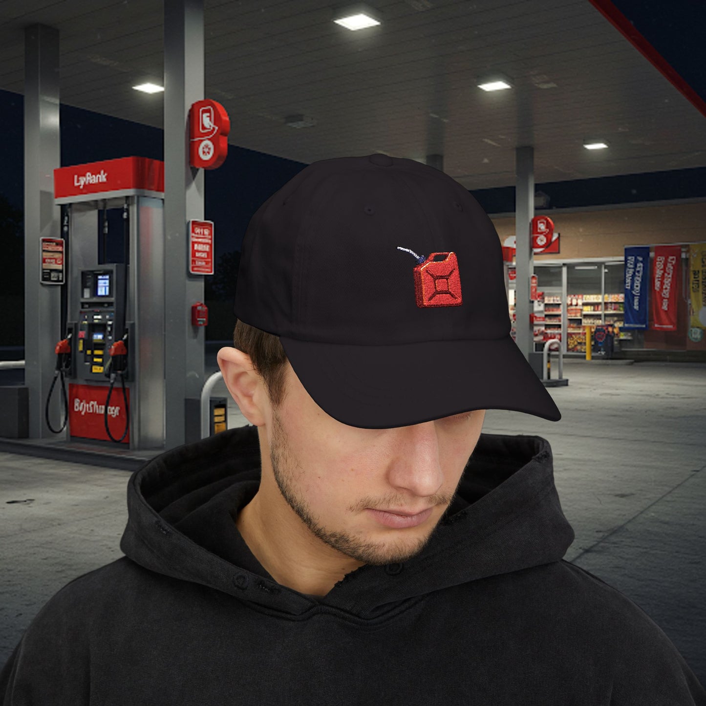 Embroidered Classic Dad Cap - Gas Can