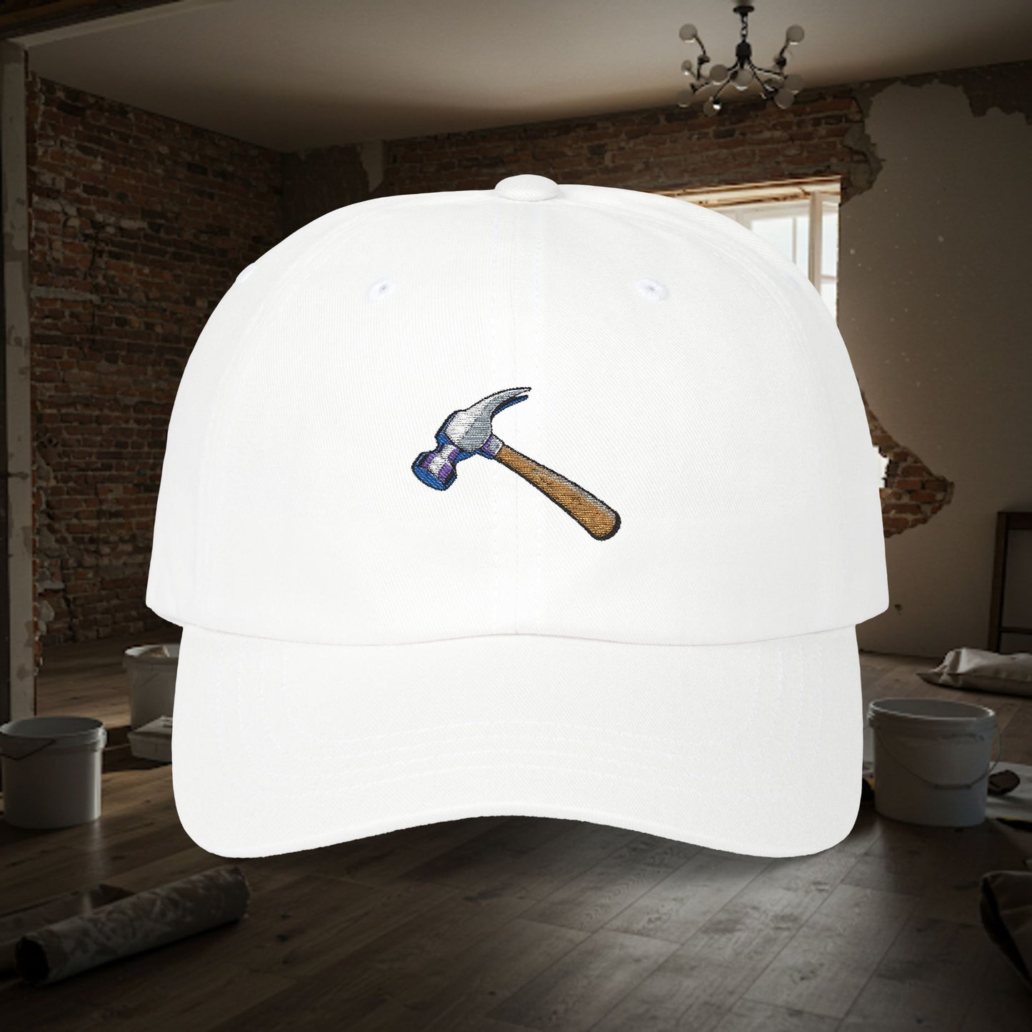 Embroidered Classic Dad Cap - Hammer