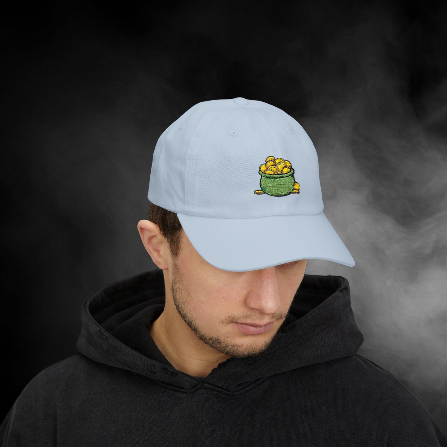 Embroidered Classic Dad Cap - Pot Of Gold