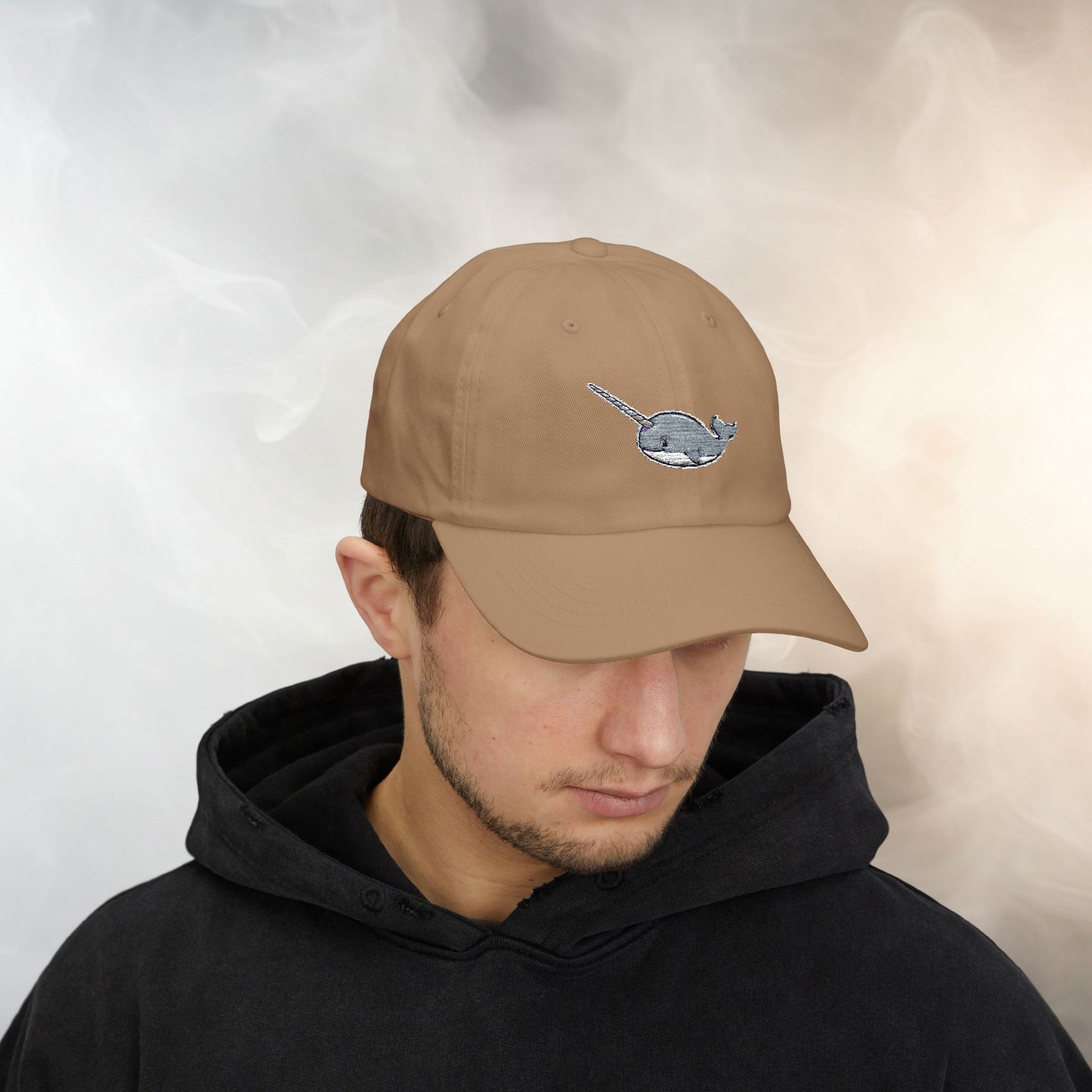 Embroidered Classic Dad Cap - Narwhal
