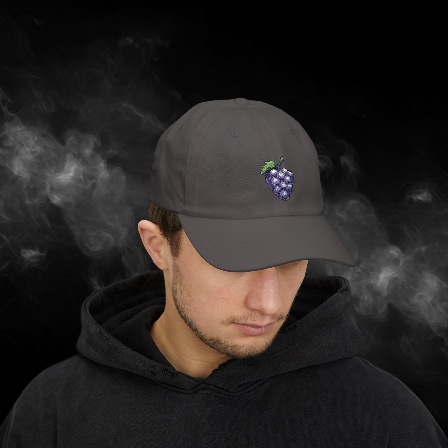 Embroidered Classic Dad Cap - Grape