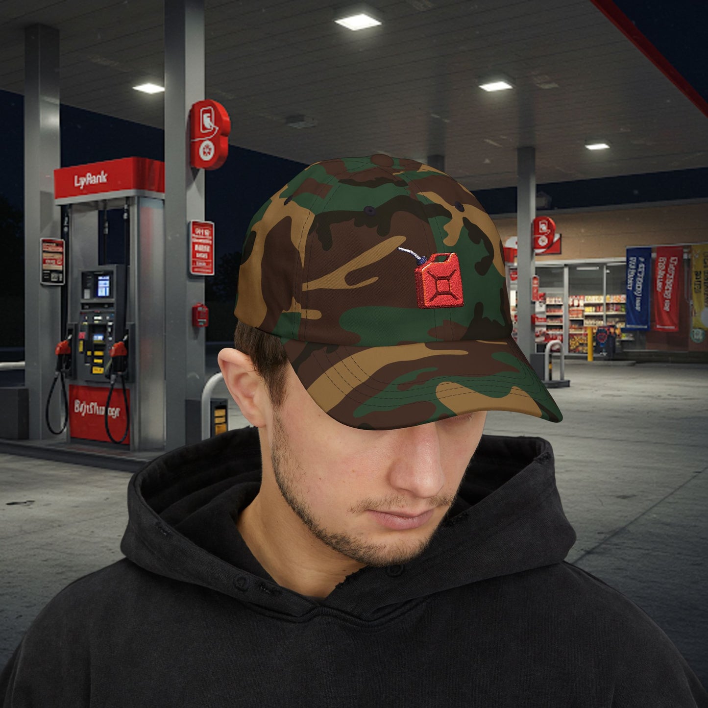 Embroidered Classic Dad Cap - Gas Can