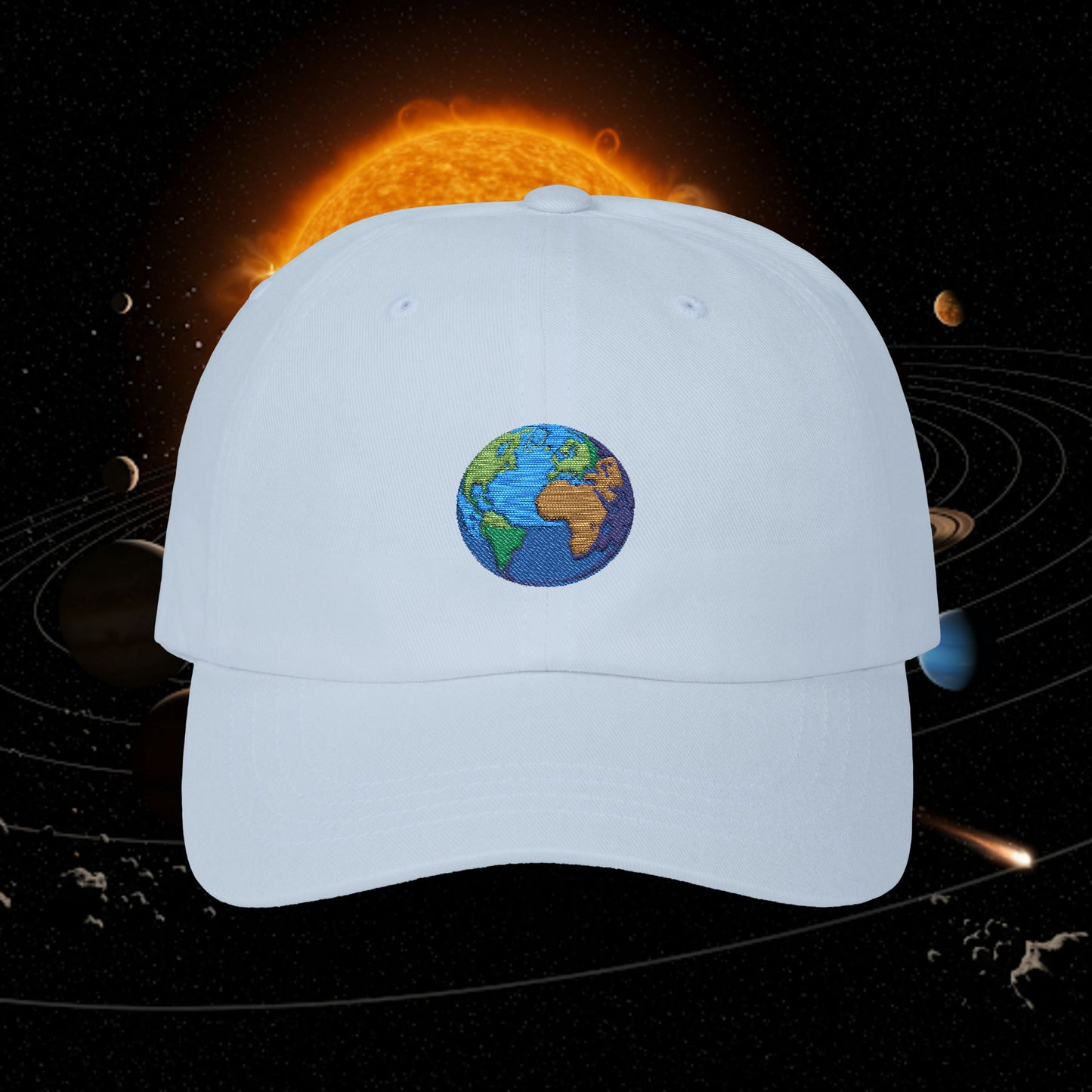 Embroidered Classic Dad Cap - Earth