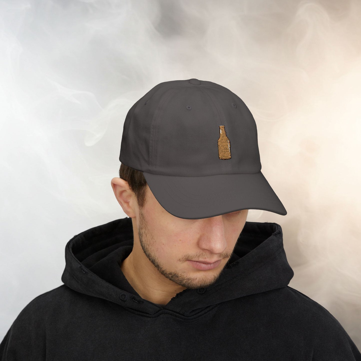 Embroidered Classic Dad Cap - Beer Bottle