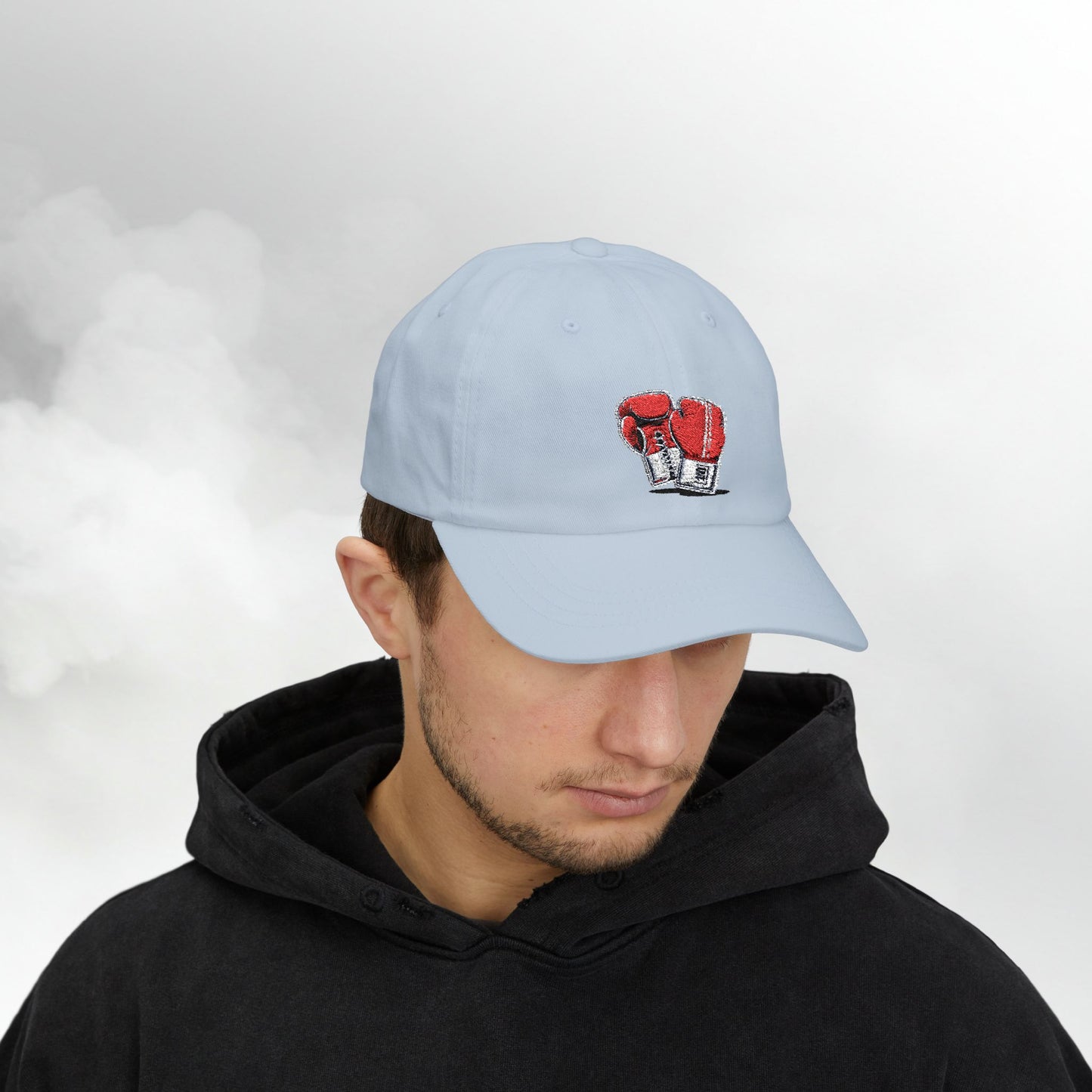 Embroidered Classic Dad Cap - Boxing Gloves