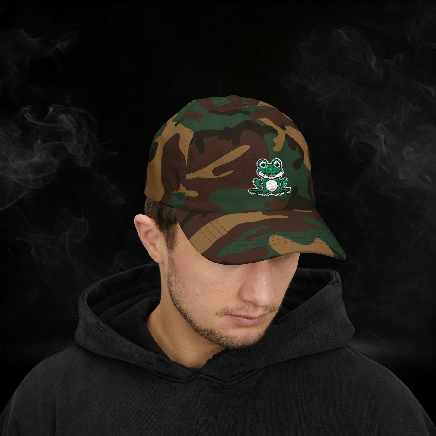 Embroidered Classic Dad Cap - Frog