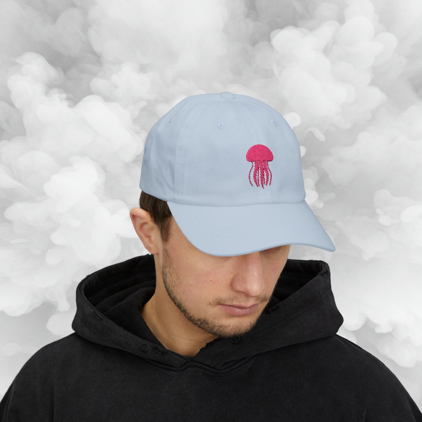Embroidered Classic Dad Cap - Jellyfish