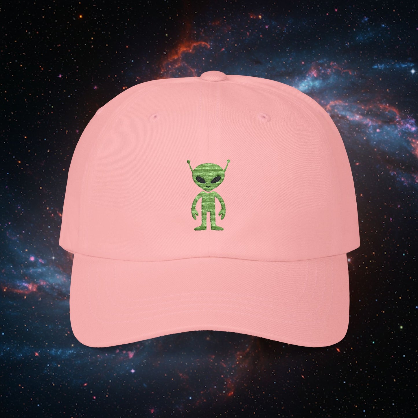 Embroidered Classic Dad Cap - Alien