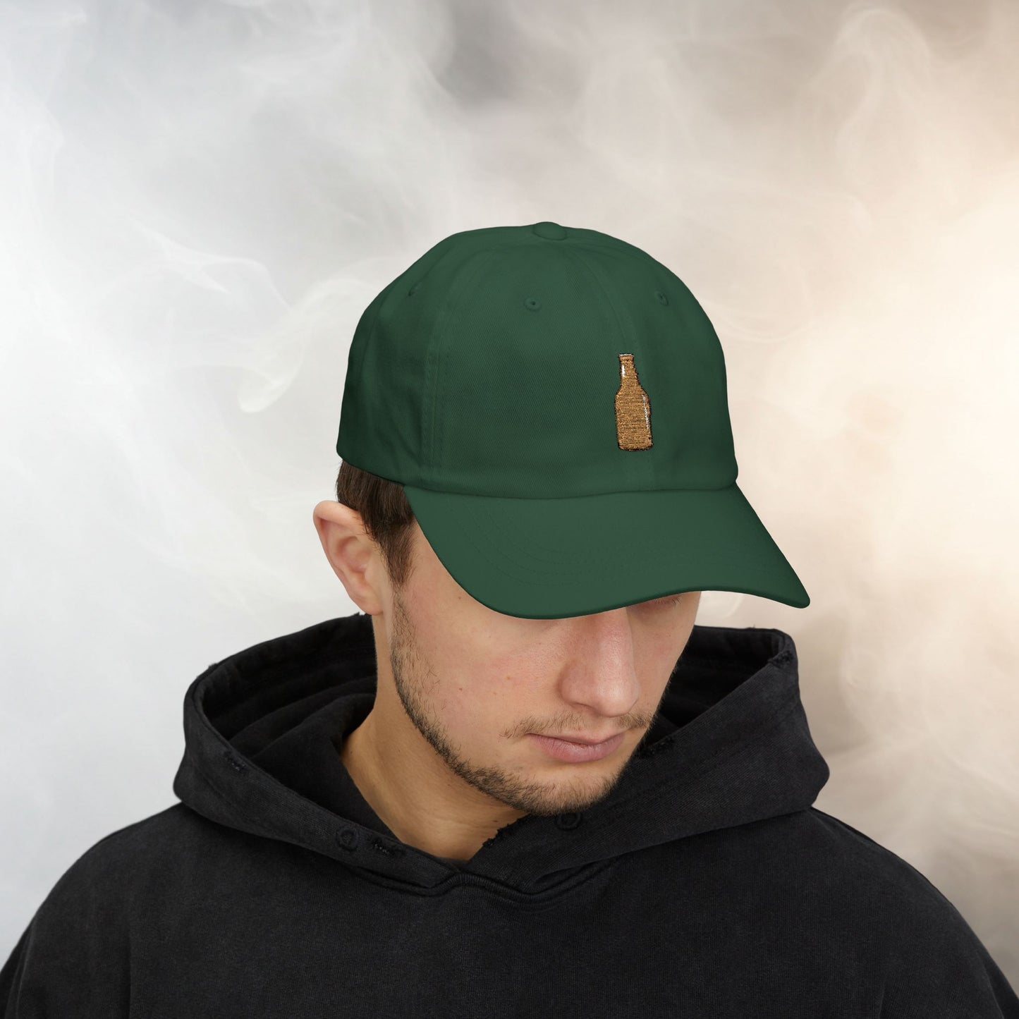 Embroidered Classic Dad Cap - Beer Bottle