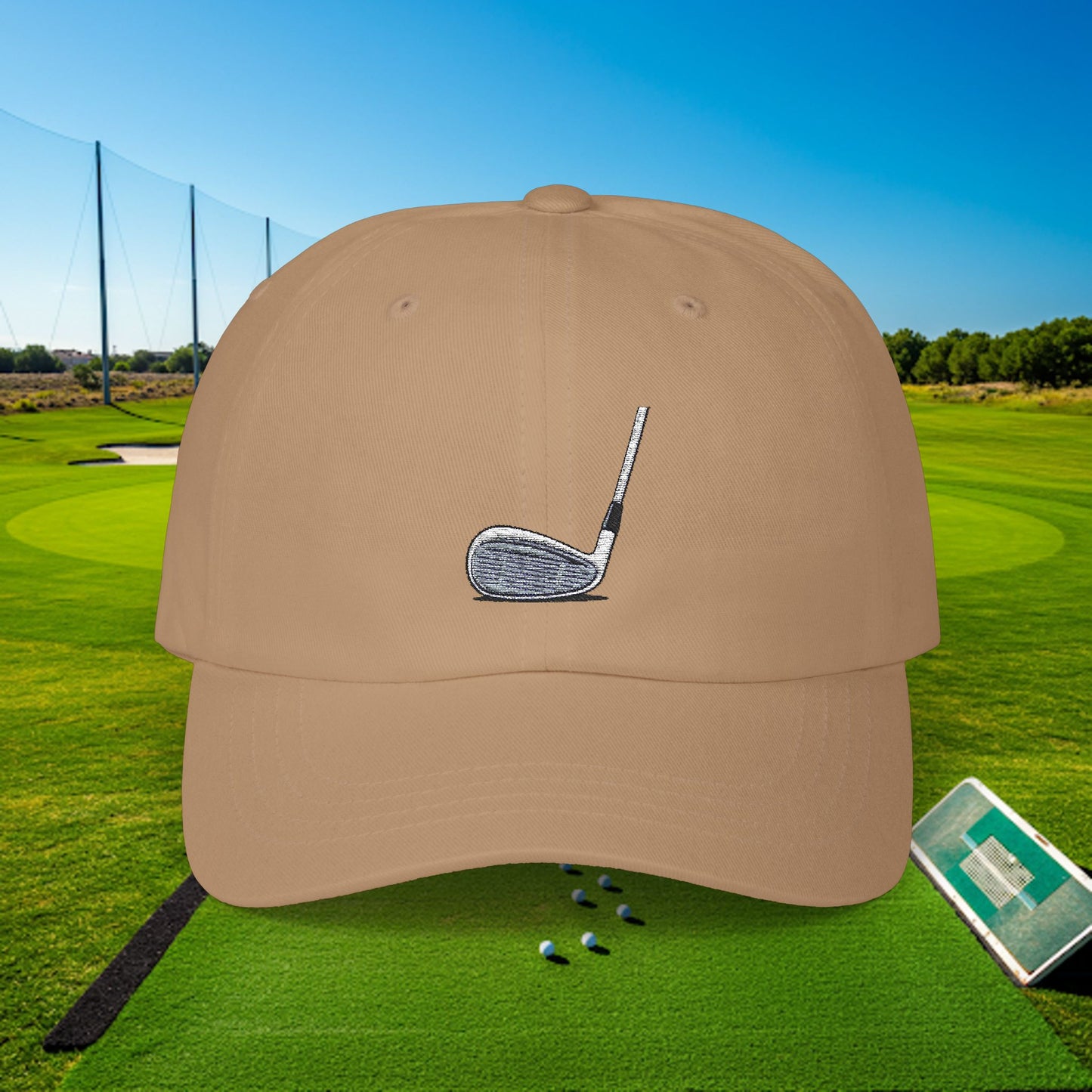 Embroidered Classic Dad Cap - Golf Club