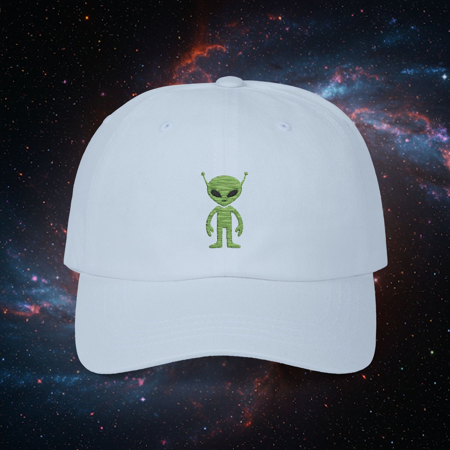 Embroidered Classic Dad Cap - Alien