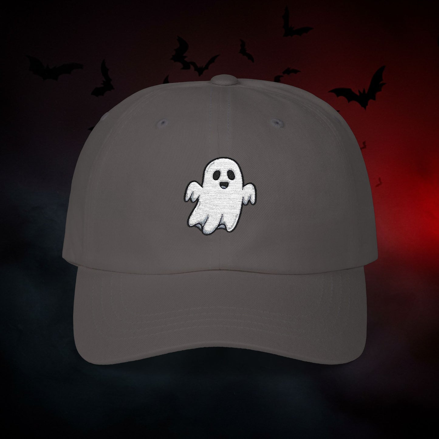 Embroidered Classic Dad Cap - Ghost