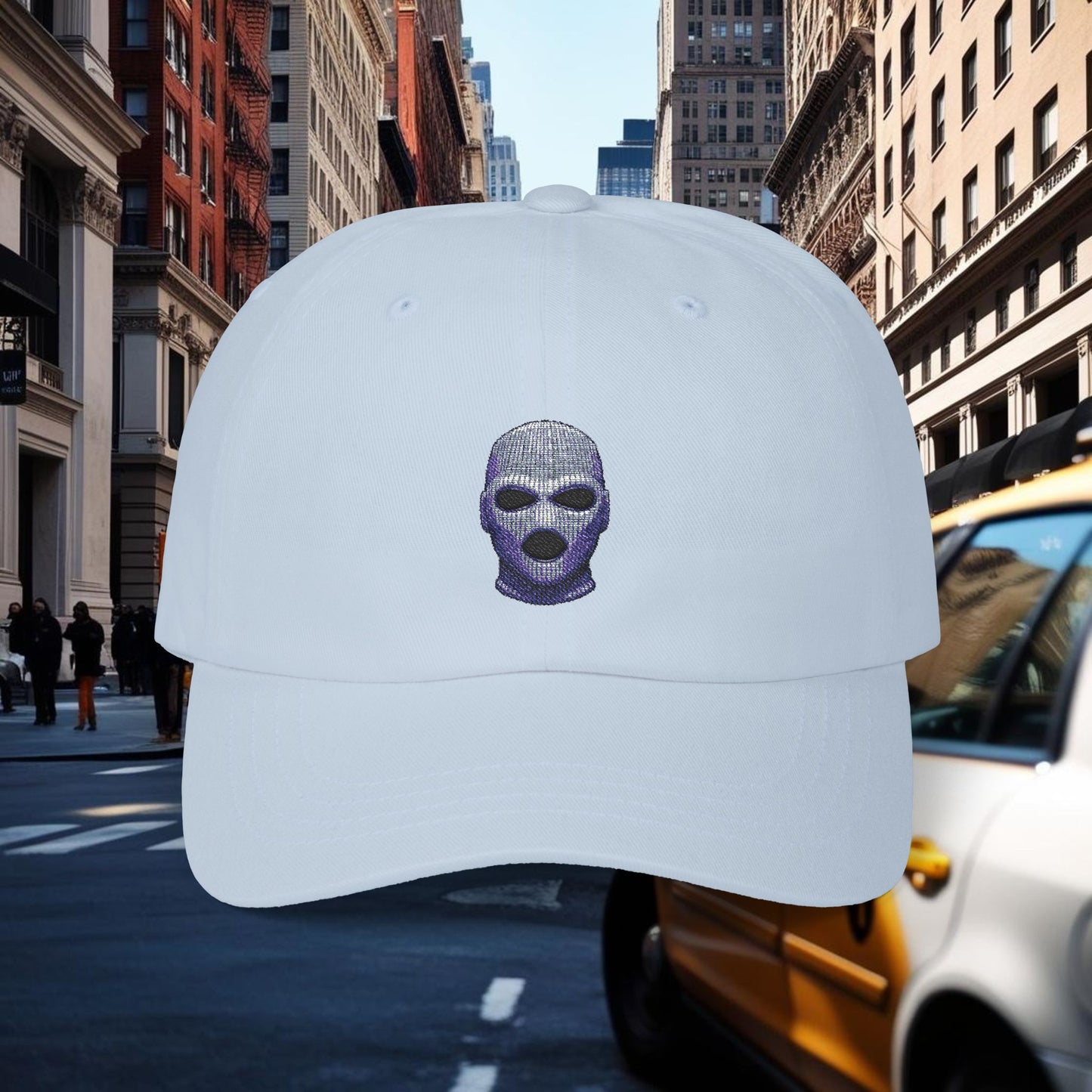 Embroidered Classic Dad Cap - Ski Mask