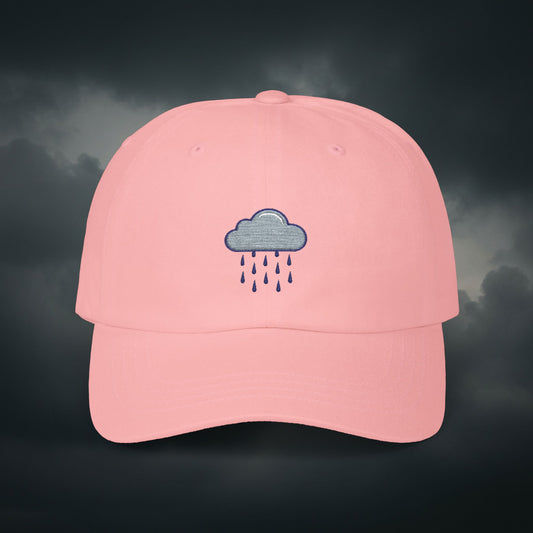 Embroidered Classic Dad Cap - Rain Cloud
