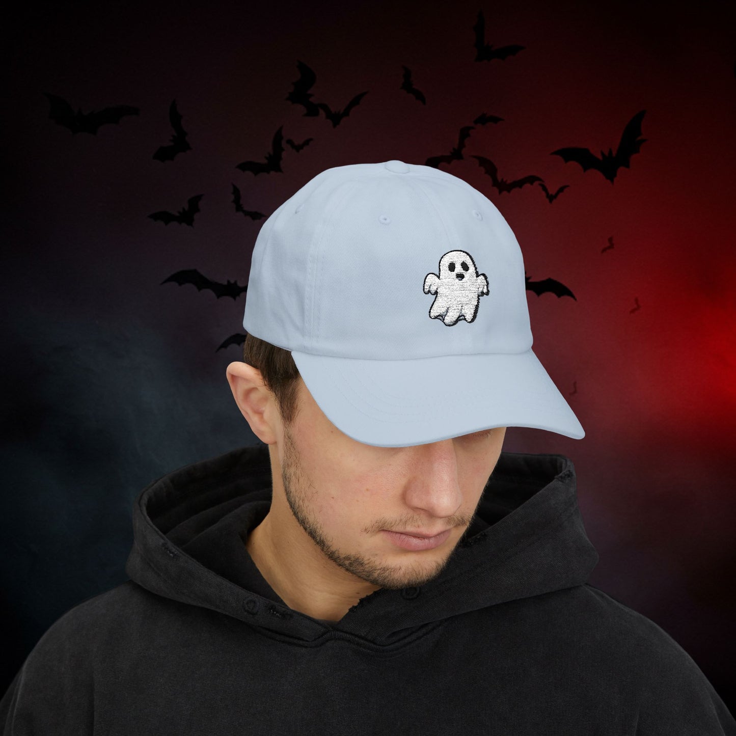 Embroidered Classic Dad Cap - Ghost