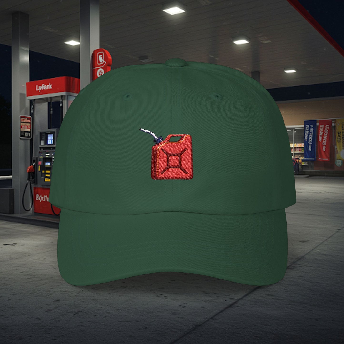 Embroidered Classic Dad Cap - Gas Can