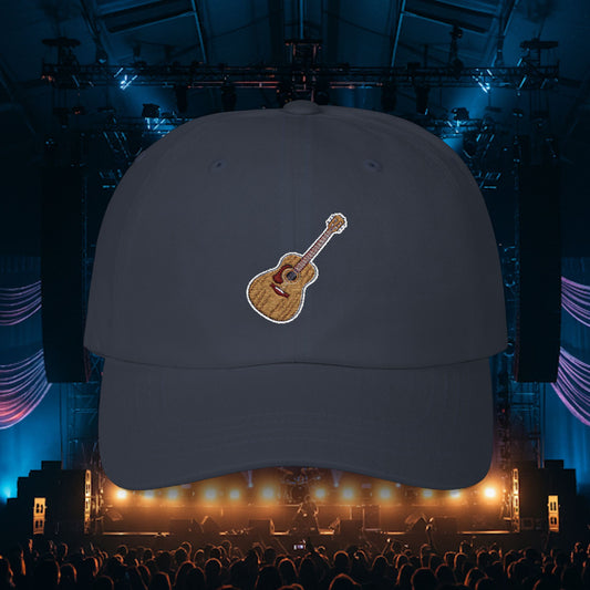 Embroidered Classic Dad Cap - Guitar