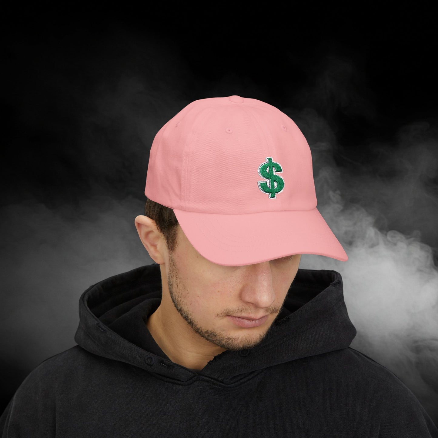 Embroidered Classic Dad Cap - Dollar Sign