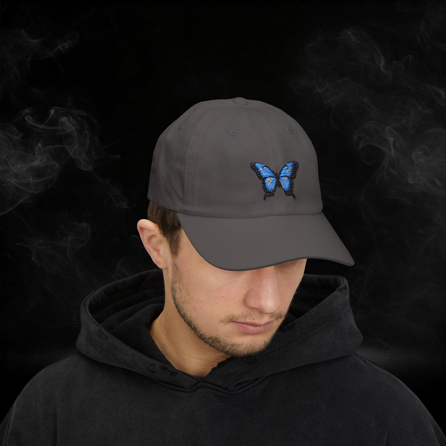 Embroidered Classic Dad Cap - Butterfly