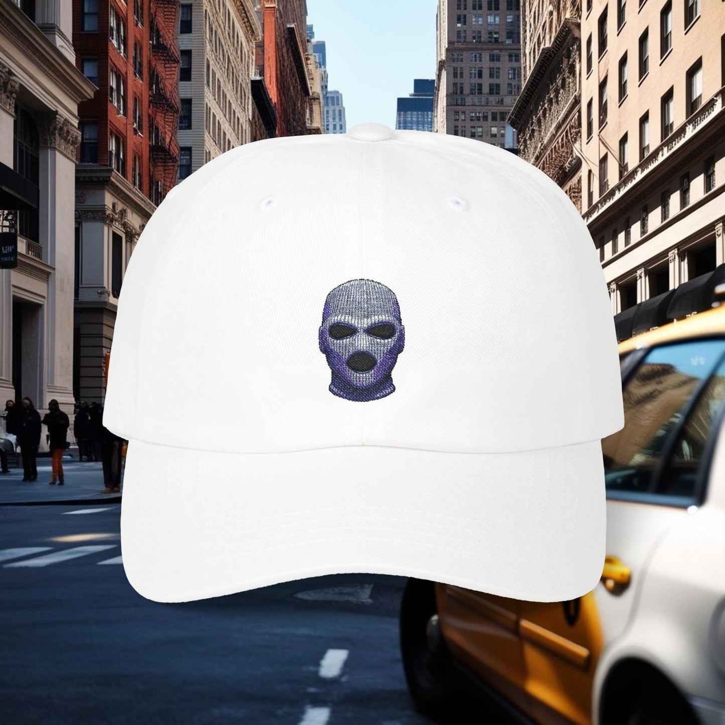 Embroidered Classic Dad Cap - Ski Mask