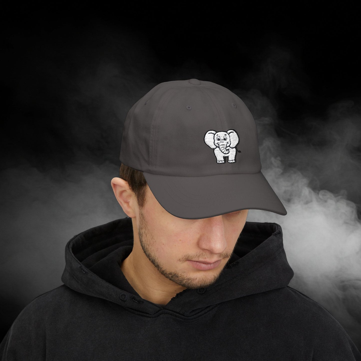Embroidered Classic Dad Cap - Elephant