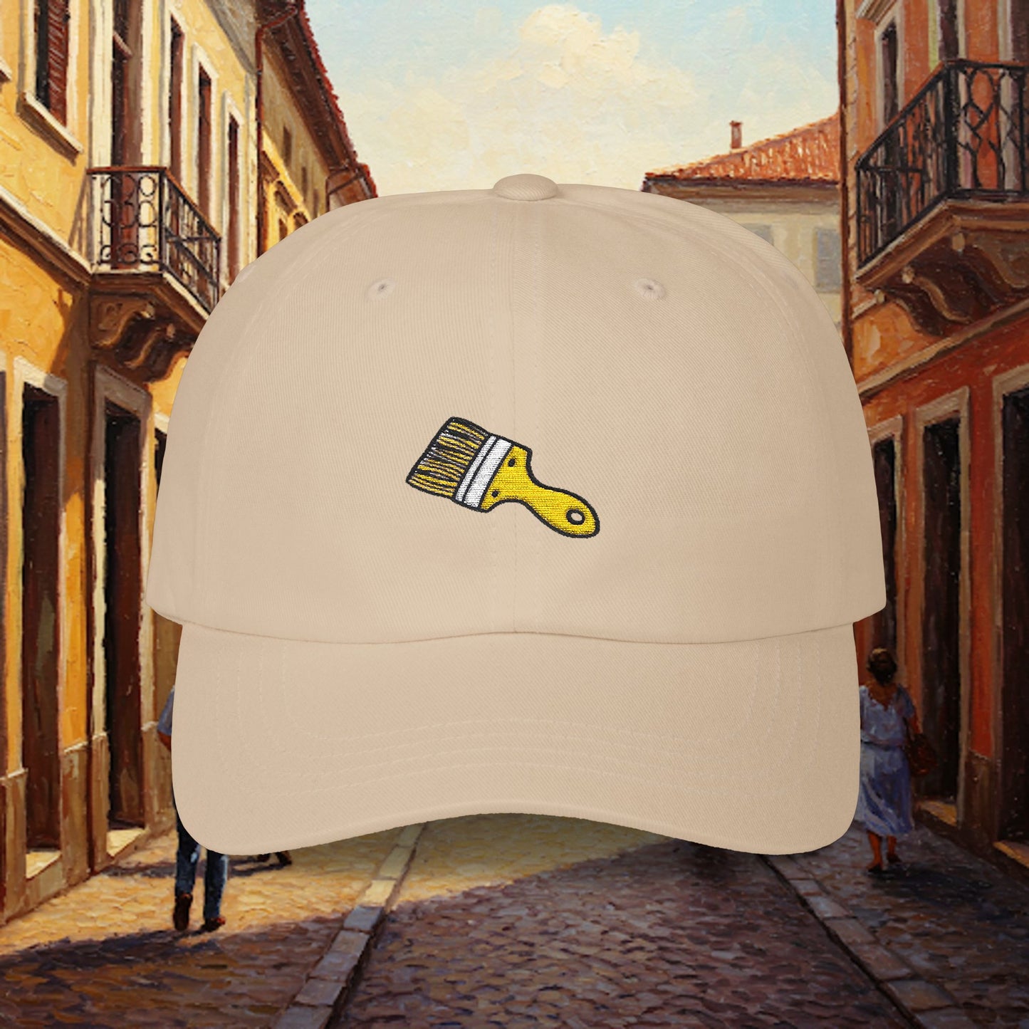 Embroidered Classic Dad Cap - Big Paint Brush