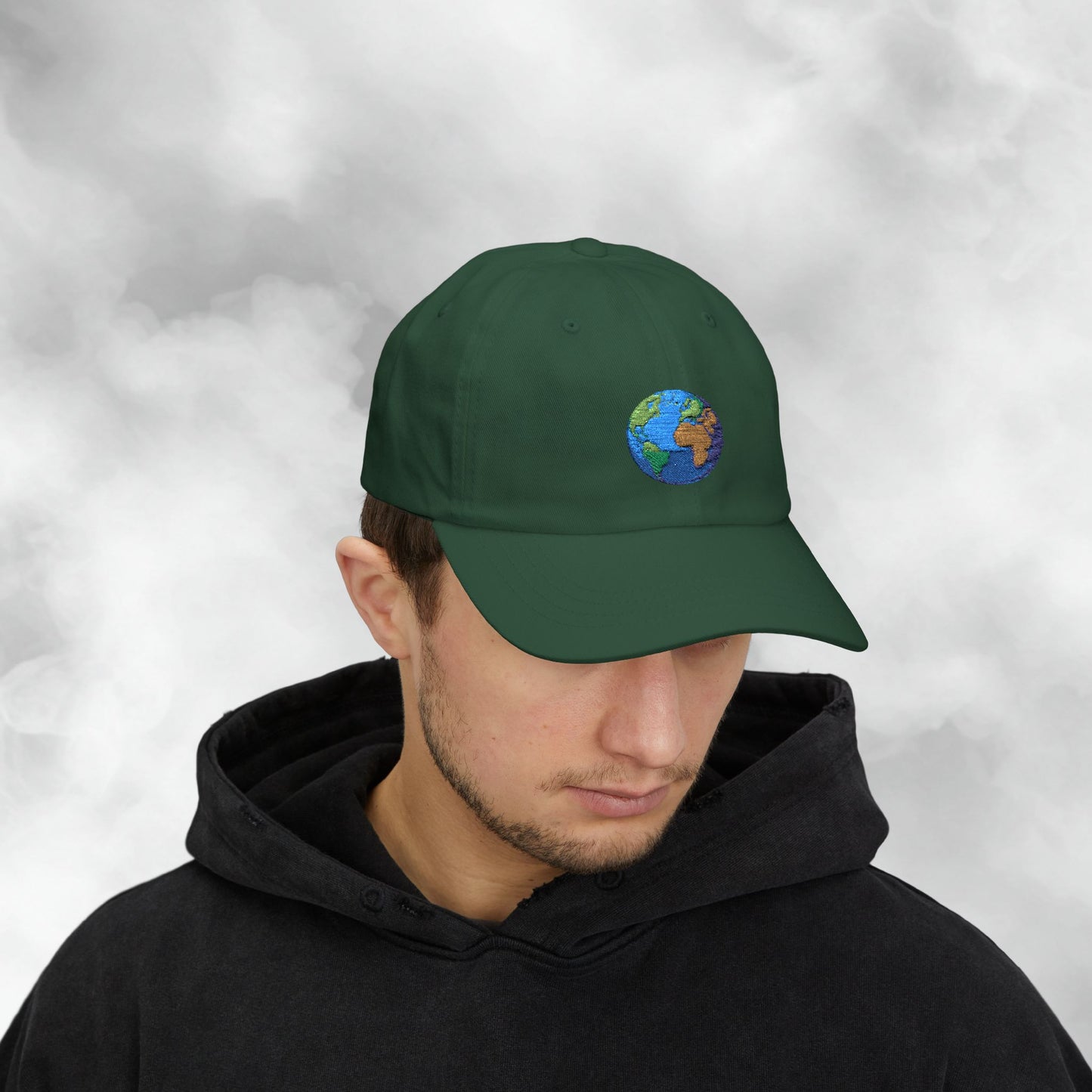 Embroidered Classic Dad Cap - Earth