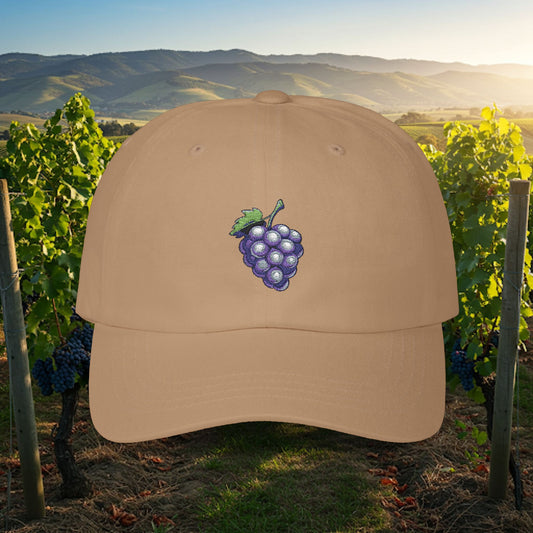Embroidered Classic Dad Cap - Grape