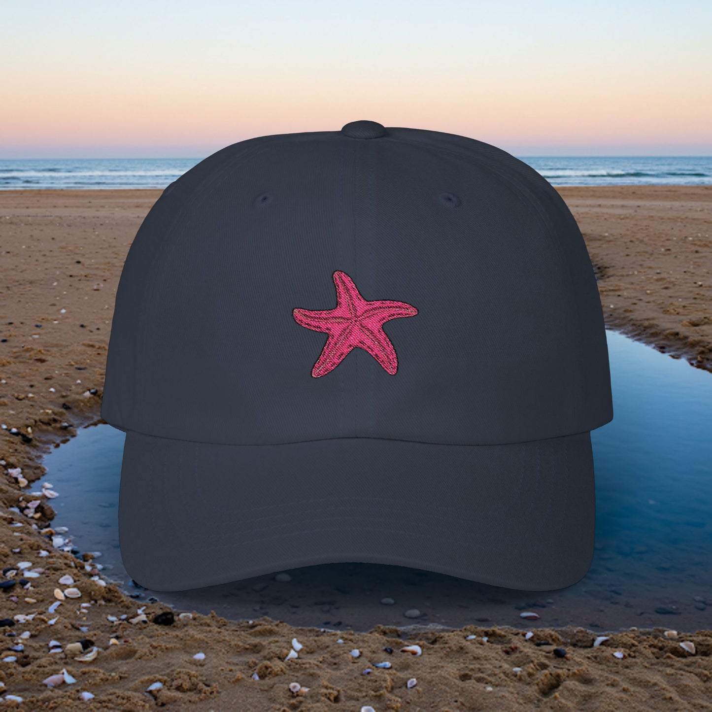 Embroidered Classic Dad Cap - Starfish