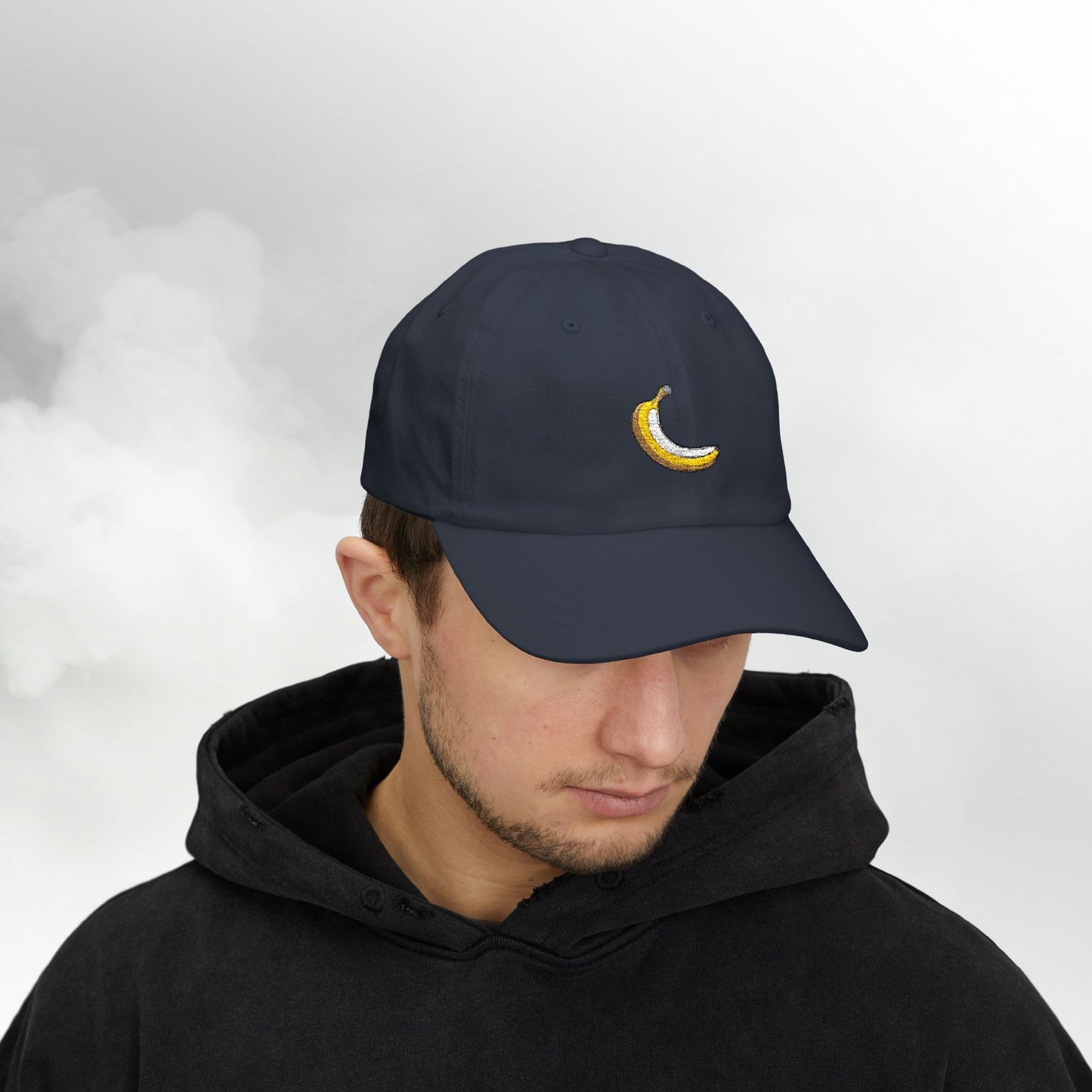 Embroidered Classic Dad Cap - Banana