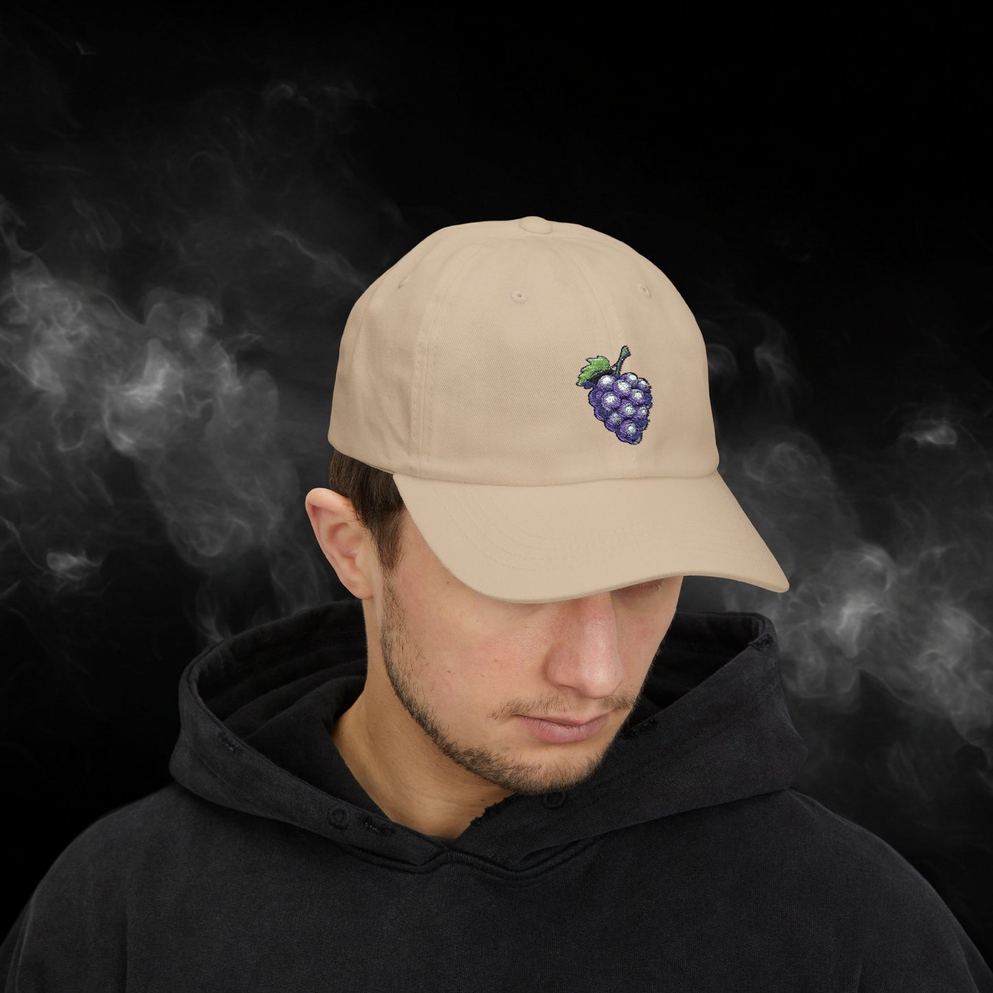 Embroidered Classic Dad Cap - Grape