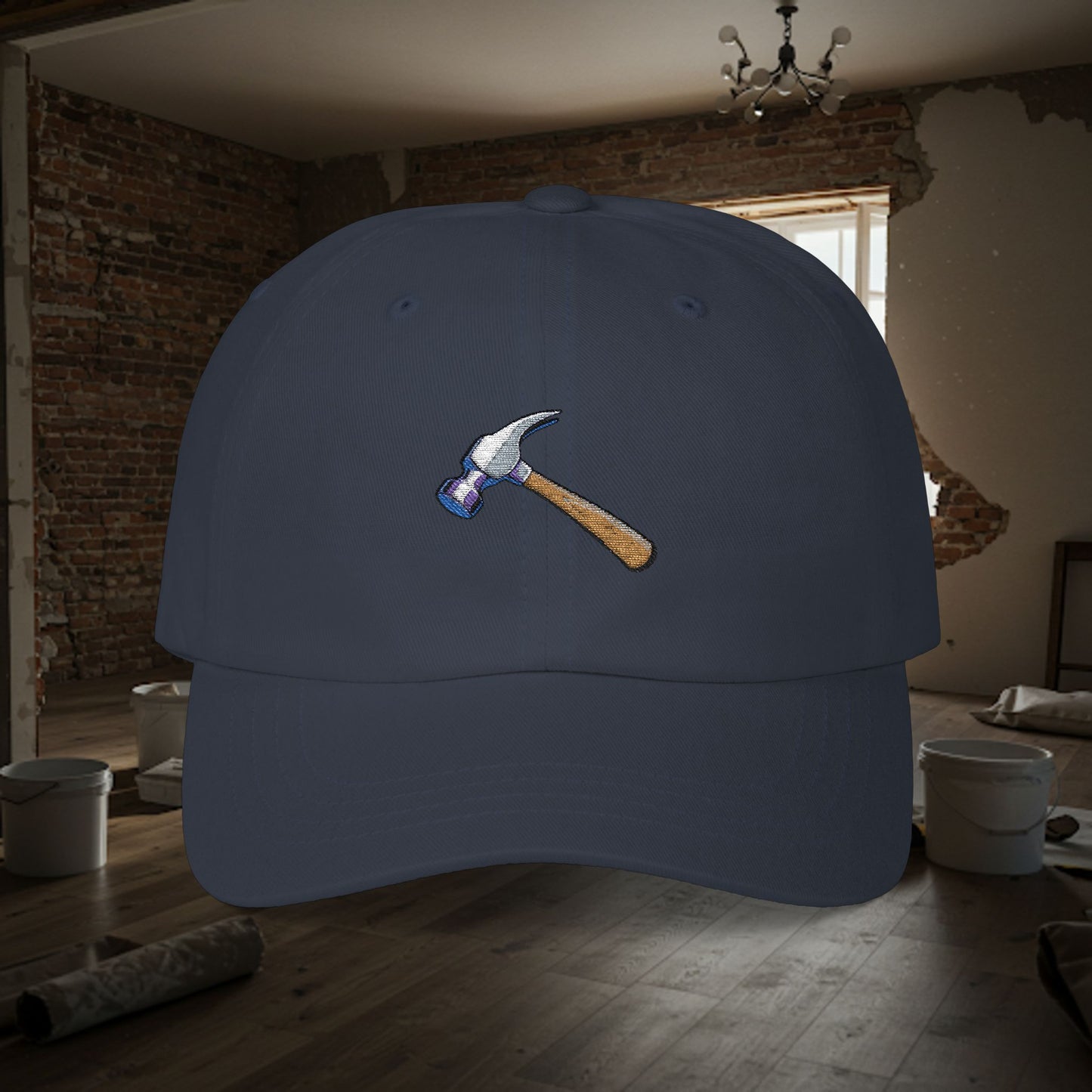 Embroidered Classic Dad Cap - Hammer