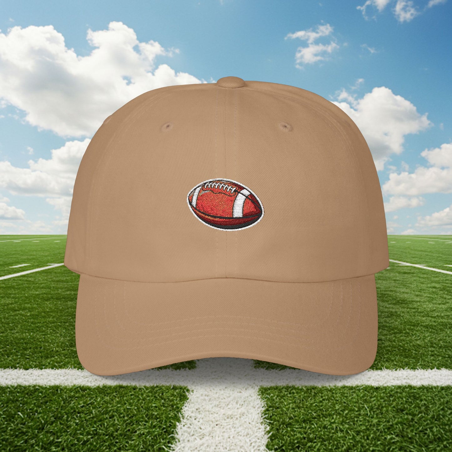 Embroidered Classic Dad Cap - Football