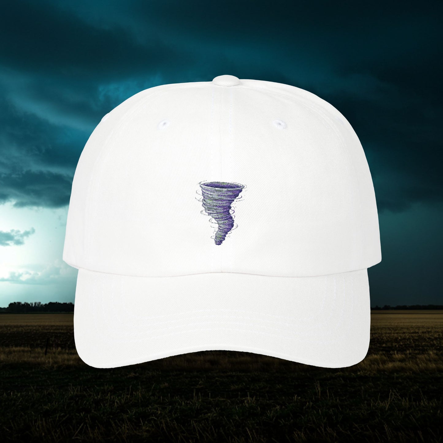 Embroidered Classic Dad Cap - Tornado