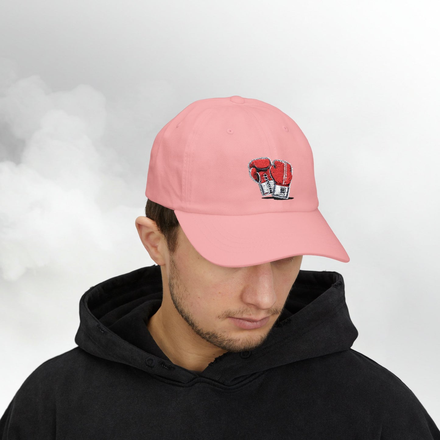 Embroidered Classic Dad Cap - Boxing Gloves