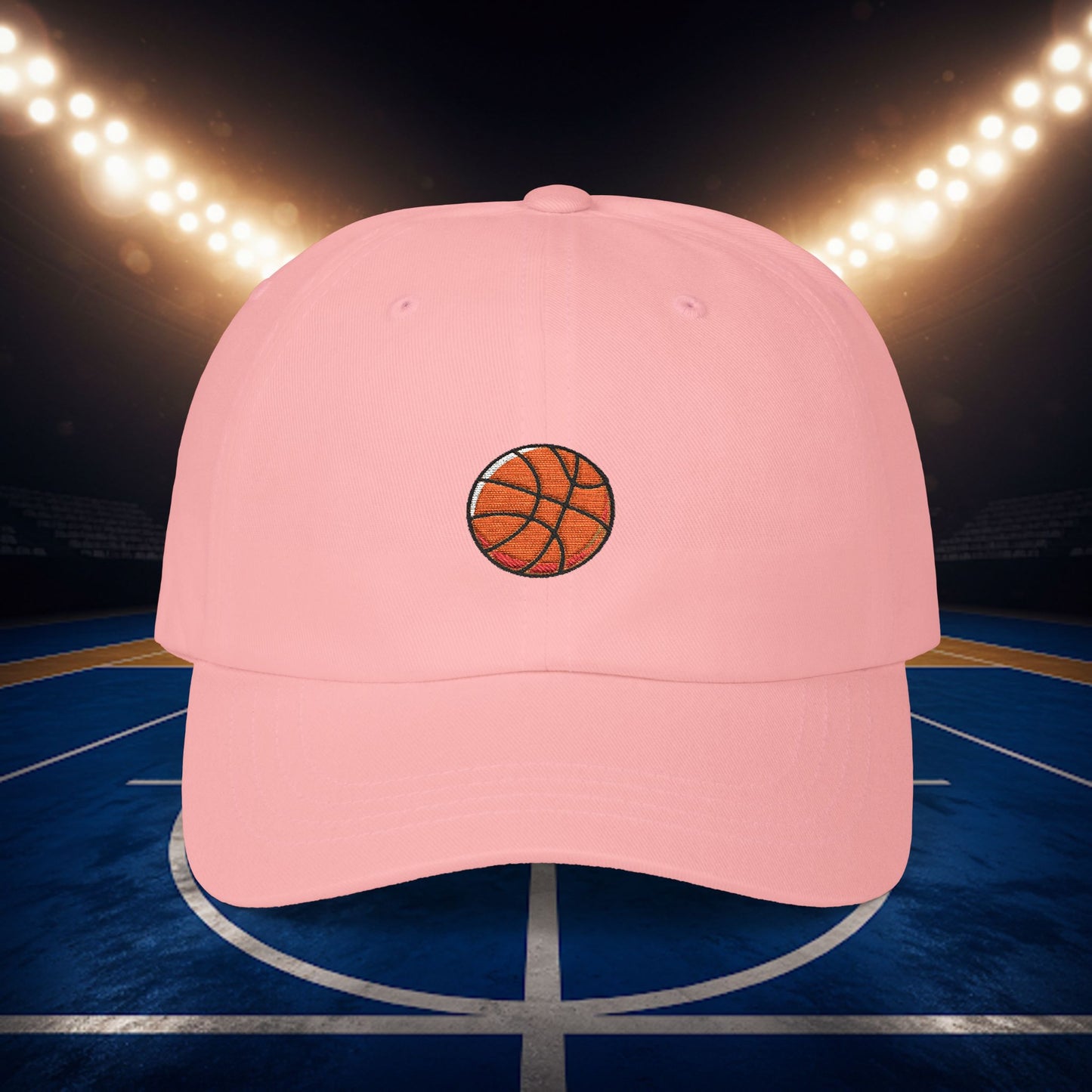 Embroidered Classic Dad Cap - Basket Ball