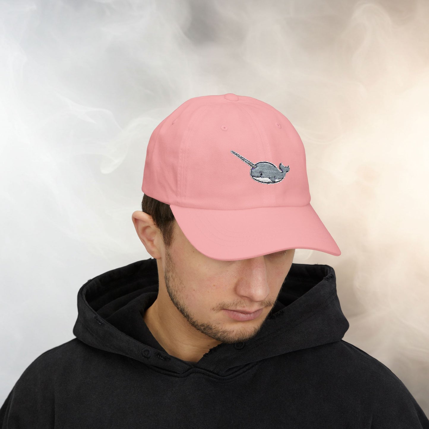 Embroidered Classic Dad Cap - Narwhal