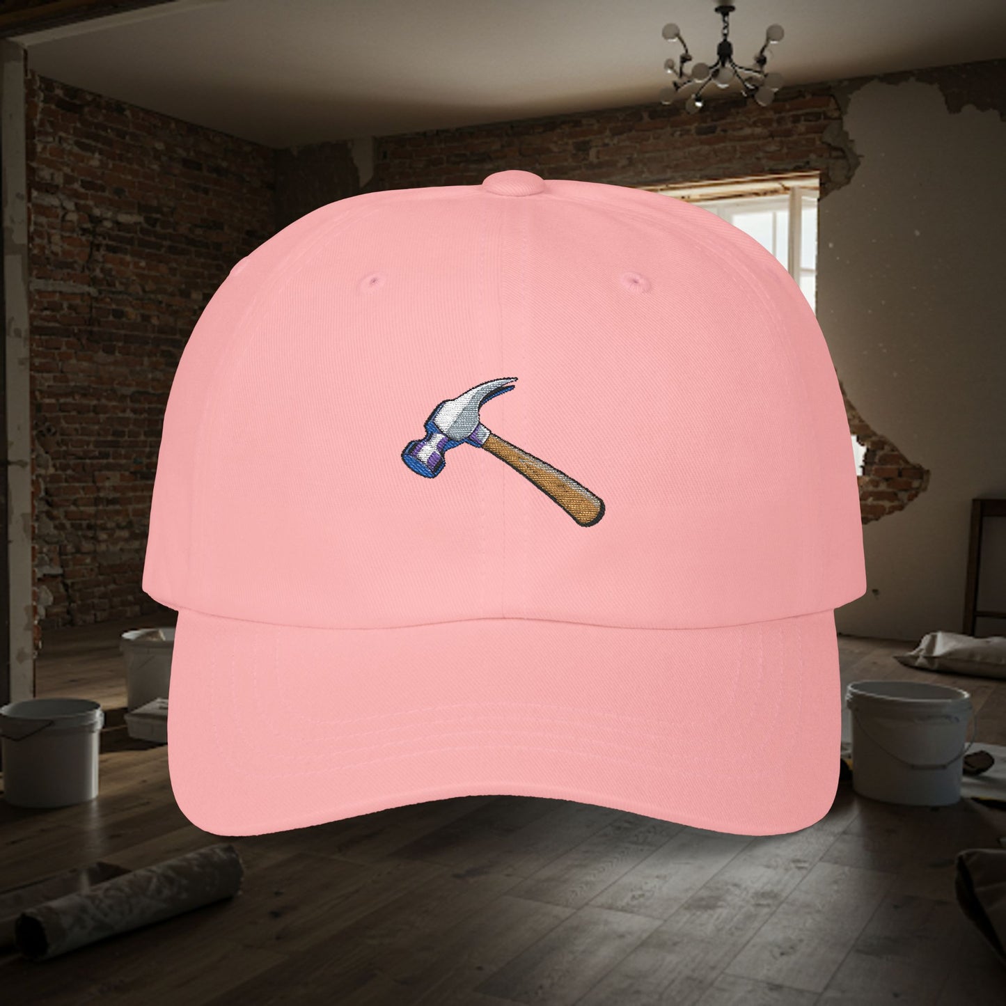 Embroidered Classic Dad Cap - Hammer