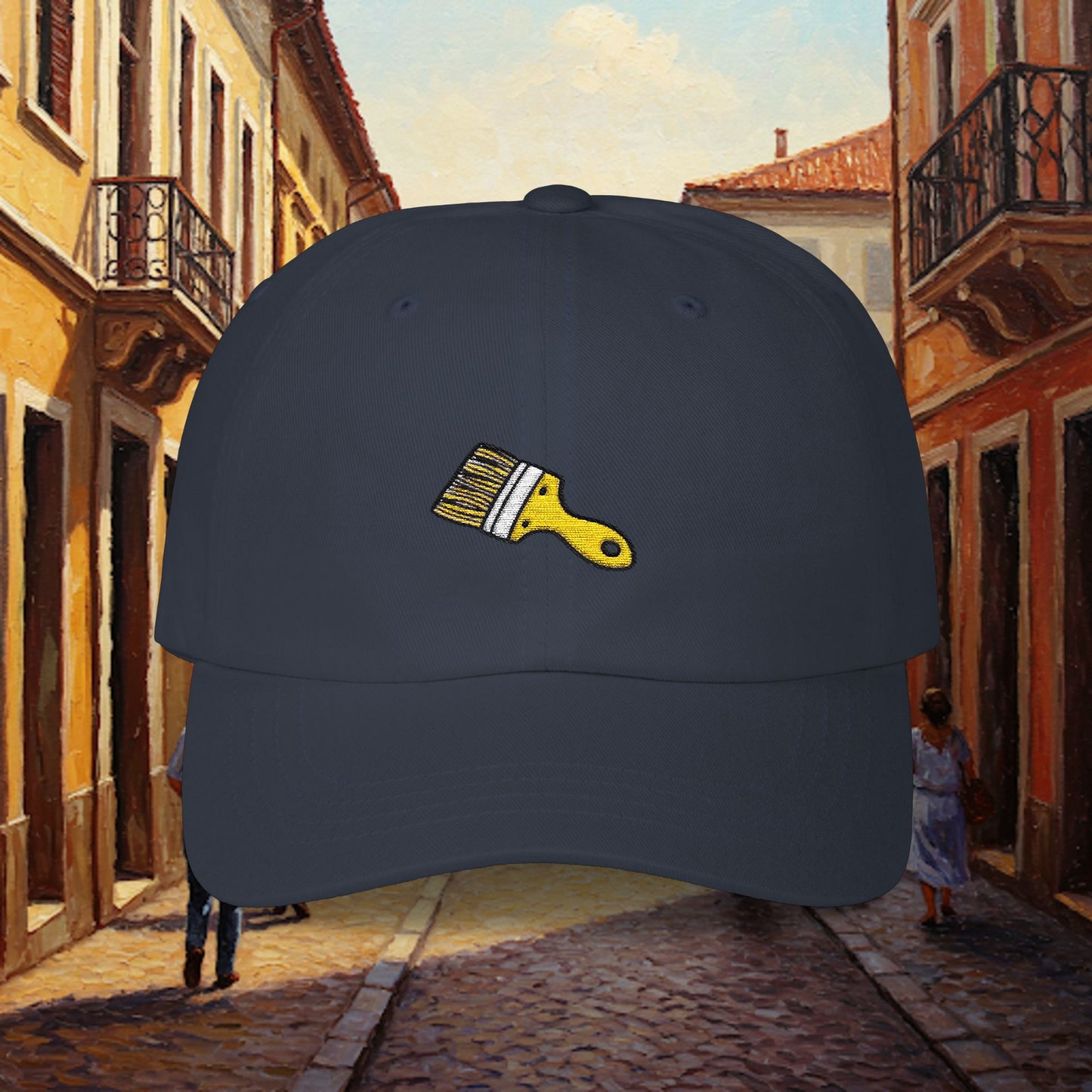 Embroidered Classic Dad Cap - Big Paint Brush