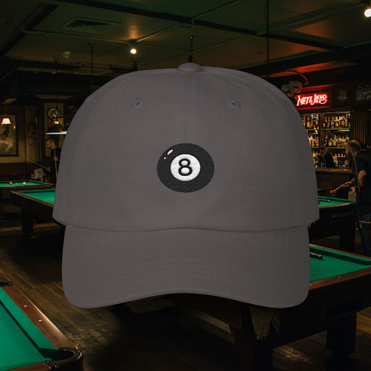 Embroidered Classic Dad Cap - 8-Ball