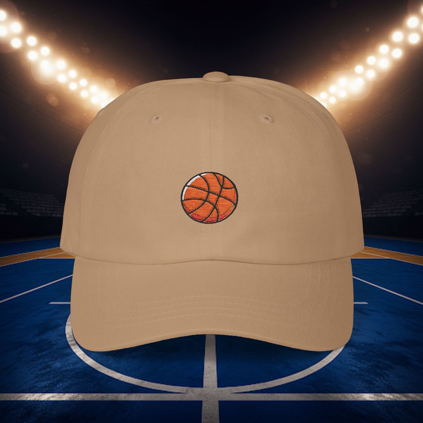 Embroidered Classic Dad Cap - Basket Ball
