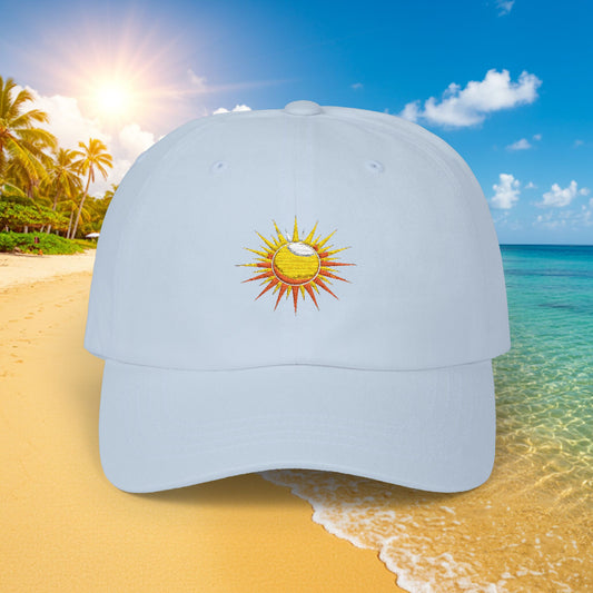 Embroidered Classic Dad Cap - Sun