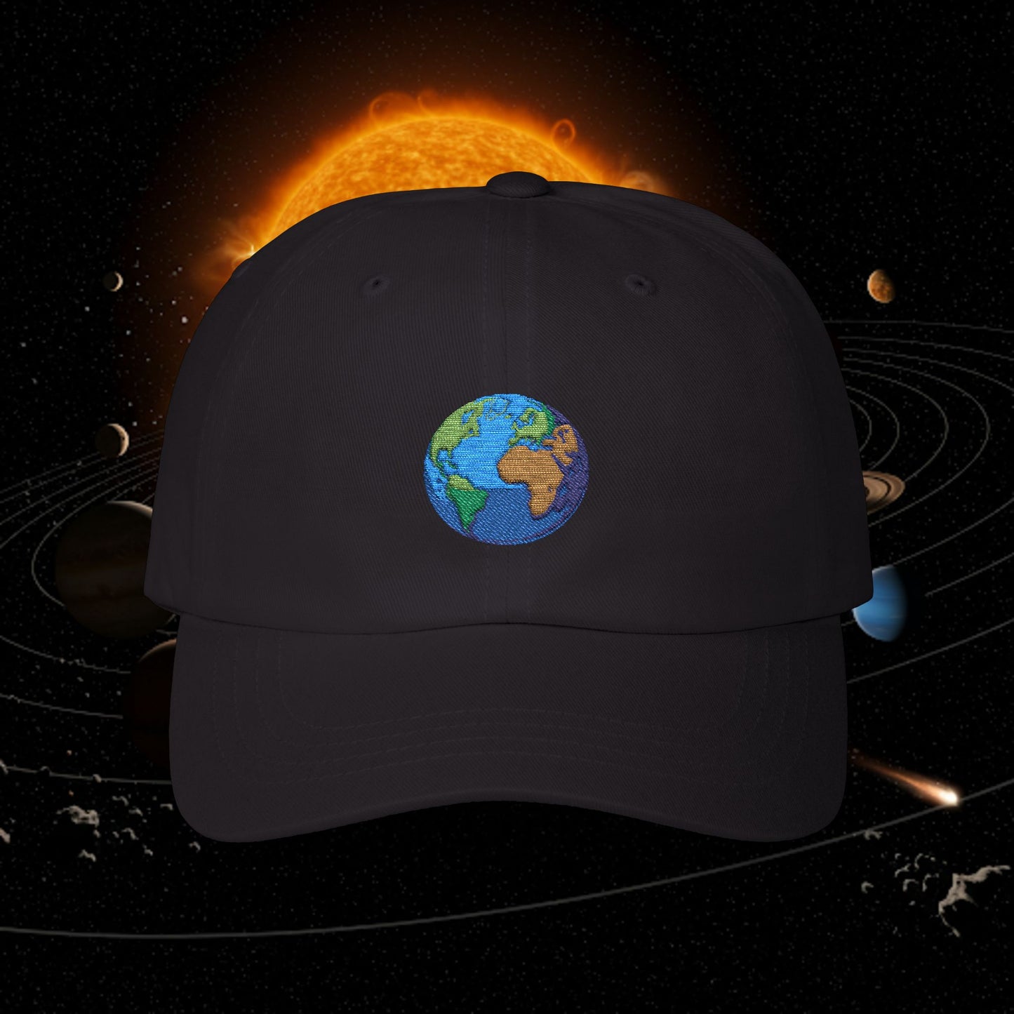 Embroidered Classic Dad Cap - Earth