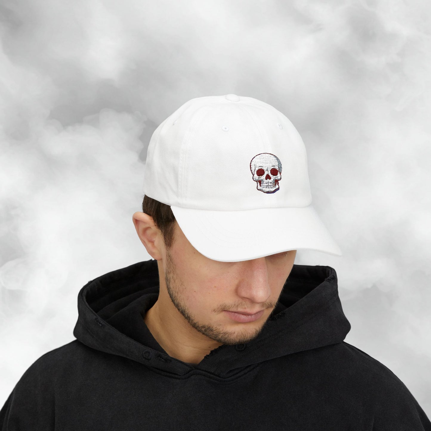 Embroidered Classic Dad Cap - Skull