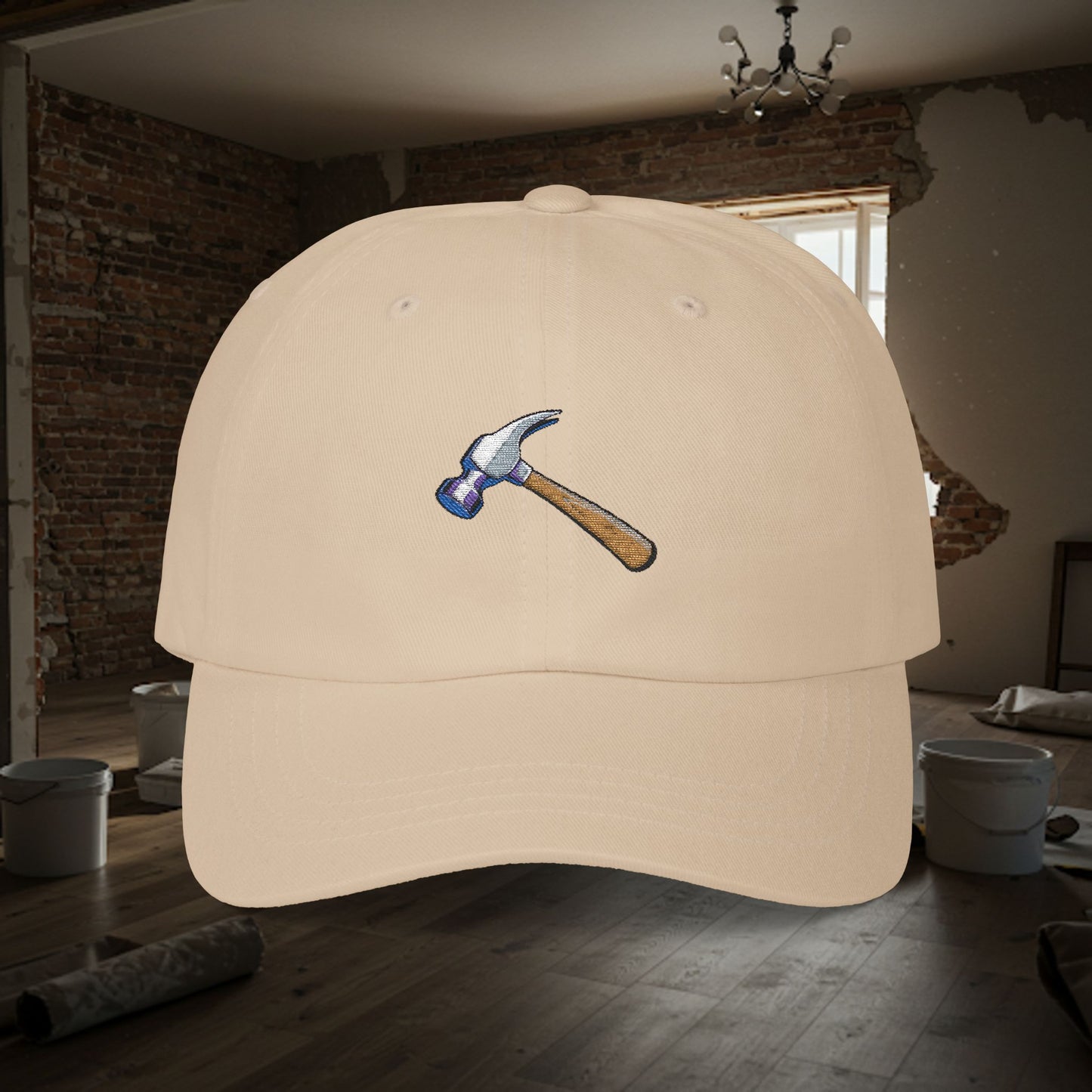Embroidered Classic Dad Cap - Hammer