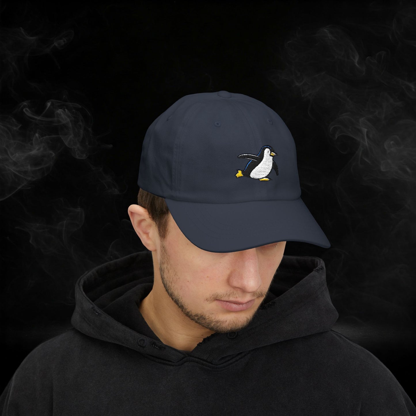 Embroidered Classic Dad Cap - Penguin