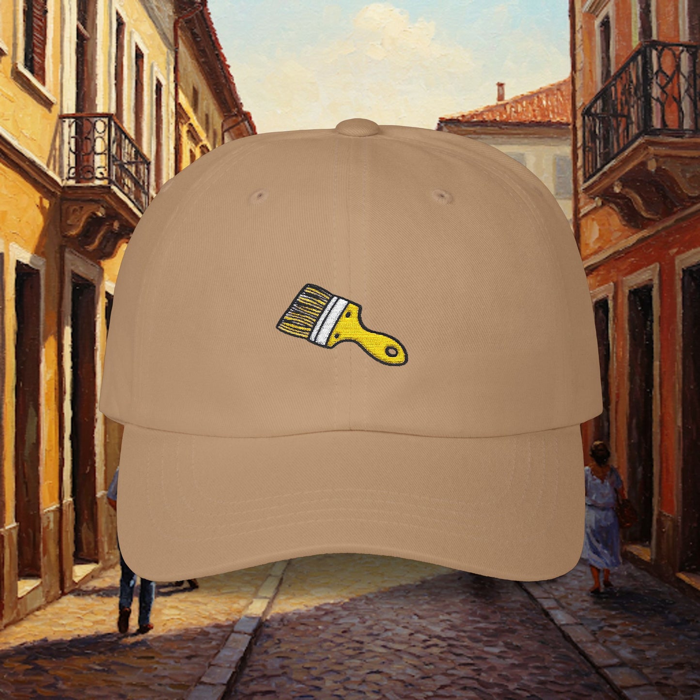 Embroidered Classic Dad Cap - Big Paint Brush