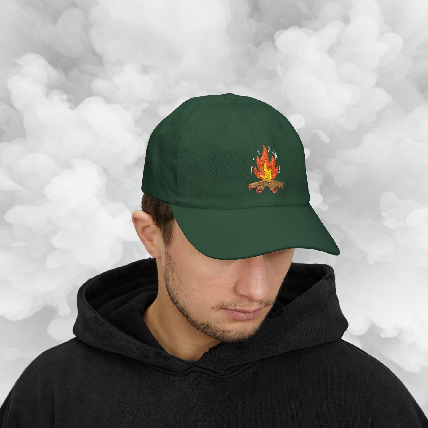 Embroidered Classic Dad Cap - Campfire